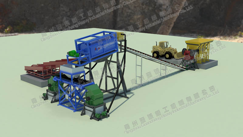选矿设备生产线