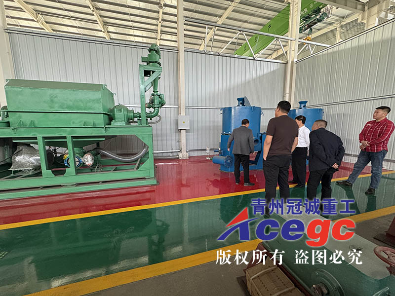 湖南客户考察重选设备