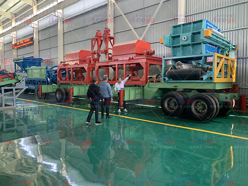 辽宁客户实地考察重选设备厂家